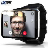 LOKMAT LTE 4G Smartwatch Men 4G+64G WiFi Dual Camera Video Calls Men's Wrist Watch Heart Rate Monitor Game Smart Watch Android