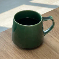 【Cores】KIKI美濃燒馬克杯｜瓷製可微波 (綠)