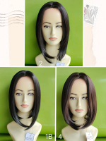 Wig Pendek Tanpa Poni Bahan Sintetis  Bisa Catok
