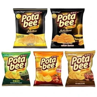 Snack / Camilan Keripik Kentang Potabee Salted Egg, Spicy BBQ, Rumput Laut, Ayam Bakar, Sapi BBQ 68