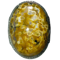 natural batu akek puser motif telur kodok