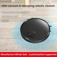 Xiaomi 3-in-1 Sweeping Robot Automatic Robot Vacuum Cleaner Smart Wireless Sweep and Wet Mopping Ultra-thin Cleaning Machine Mut