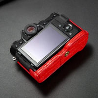 For Fujifilm XT30 XT30 II XT10 XT20 XT2 XT3 XT4 Camera Bodysuit Genuine Leather Camera Case Handle Half Bag