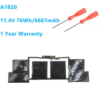 A1820 battery for apple macbook Pro 15'' Touch Bar A1707 2016 2017 year MLH32CH/A MLW82CH/A 11.4V 76Wh 6667mAh