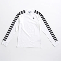 【adidas 愛迪達】3-STRIPES LS T Original 男款 長袖T恤 長袖上衣(ED5959)