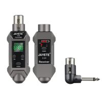 Professional UHF Wireless xlr Speaker Transmitter Converter Digital Wired to Wireless Microphone Transmitter Microphone Adapter