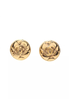 CHANEL 二奢 Pre-loved Chanel coco mark earrings GP gold vintage