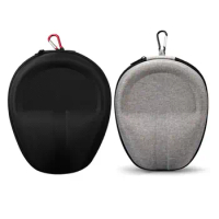 Hard EVA Headphone Carrying Case Zipper Black Storage Case Waterproof Anti-fall for SONY WH-1000XM4/Audio-technica ATH-M50X