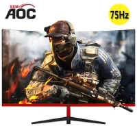 AOCSXM 24\27 Inch Gaming Monitor 75Hz Desktop Curved High-Definition Screen MVA Panel, 1920x1080, PC, VGA, HDMI Compatible