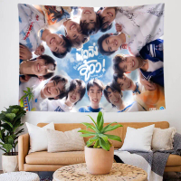 TPOP BUS Because of You I Shine Wall Tapestry,  Wall Hanging Polyester Tapestry,Living Room Bedroom 