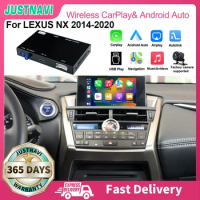 JUSTNAVI Wireless Apple CarPlay Android Auto Smart AI BOX For Lexus NX 2014 2015 2016 2017 2018 2020 Mirror Link HDMI Function