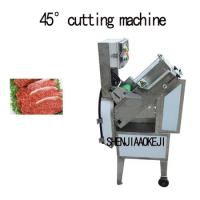 JY-45 45degree fruit and vegetable meat slicer cutting machine ham sausage oblique slicer 380V 950W 1PC