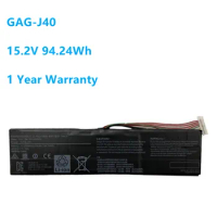 GAG-J40 Laptop Battery for Gigabyte Aorus X7 Dt V7 V8 V6 Aero 15 14 V7 14-W-CF2 15x 15w 14-P64WV6 P64Wv7-De325Tb 15.2V 94.24Wh