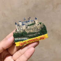 resin refrigerator sticker Burg Hohenzollern castle germman