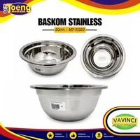 Baskom Stainless Tinggi Dan Tebal Diameter 20cm MT-51320 VAVINCI
