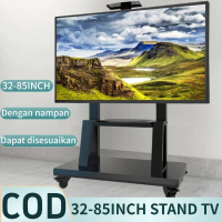 Bracket Standing Tv 32-85 Inch Adjustable Stand Tv Berdiri Bracket Standing Monitor Portable