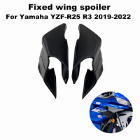 Suitable for motorcycle pneumatic small wing fixed wing spoiler Yamaha YZF-R3 2019 2020 2021 2022 YZF R25 R3 2019 2022