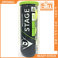 Prime BOLA TENIS DUNLOP TENNIS TRAINING BALL (Stage 1 - Green) (Stage 2 - Orange) (Stage 3 - Red)