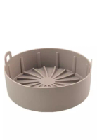 Maidronic Maidronic 16cm Reusable Air Fryer Silicone Basket Oven Silicone Basket - Brown