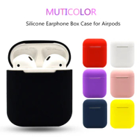 TPU Soft Silicone Case For Airpods Apple Protector Cover Transparent Ultra Thin Covers Shockproof Holder For Apple Air Pods