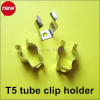 100pcs/lot T5 LED tube lamp clip holder T5 U clip Fluorescent lamp base T5 metal connector holder T5 socket clip