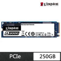 【Kingston 金士頓】A2000 250G NVMe PCIe 固態硬碟(SA2000M8/250G)