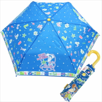 小禮堂 迪士尼 玩具總動員 彎把防風傘骨折疊雨傘《黃藍.外太空》折傘.雨具