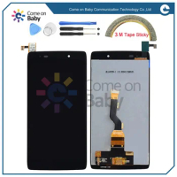 100% Original For Alcatel One Touch Idol 3 OT6039 6039 LCD Display with Touch Screen Digitizer Assemblely Black