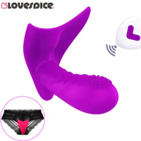 Wearable Clitoris Vibrator Wireless Remote Invisible G-Spot Stimulator for Women Vibrating Panties Sex Toys Vagina Clit Vibrador