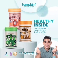 Tan Skin Tanskin - Bundle healthy inside 3pcs (Tan Slimming Capsule + Vitamin D3 + Vitamin Zinc + Vitamin C)