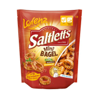ขายดีประจำเดือนนี้ จัดส่งฟรี กทม Lorenz Saltletts mini bagel 100g. นำเข้าจากโปแลนด์ ขนมปังอบกรอบหน้า