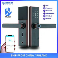 TTLOCK Smart Door Lock WiFi Fingerprint lock ,Password IC card Access Digital Door Lock VX1