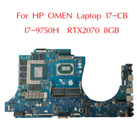 L59774-601 L59775-601 L59776-601 Used For HP OMEN Laptop 17-CB Motherboard LA-H492P I7-9750H+RTX2070 8GB GDDR6 DDR4 100% Tested