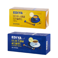 【EDIYA COFFEE】特調重乳拿鐵20入+特調摩卡咖啡20入 各1盒(嚴選特調拿鐵系列組合商品)