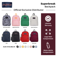 JanSport Superbreak Backpack - Ultralight Everyday Use, Recycled Materials, Large Main Compartment, 
