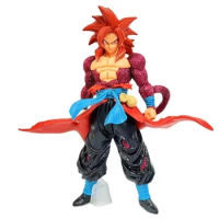 27cm Anime Dragon Ball Heroes Figure Son Goku ZENO Super Saiyan 4 Boundary Break Goku Action Figures Collection Model Toys