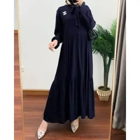 Baju GAMIS HERA DRESS WANITA NAVY