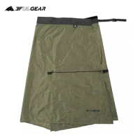 3F UL GEAR 20D Nylon Camping Hiking Raincoat Waterproof Rain Skirt Lightweight Outdoor Rain Coat Gear Rainwear Camping Equipment