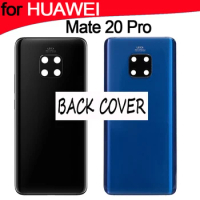 Back Housing Replacement for Huawei Mate 20 Pro Back Cover Battery Glass with Camera Lens adhesive Sticker