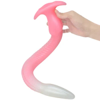 Eel Tentacle Anal Plug Super Long Anal Plug Soft Liquid Silicone Anal Dilator Women's Men's Anal Massage Adult Products