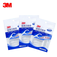 3M 細滑牙線棒-50支/包-3入(共150支) 通過SGS檢驗 MIT台灣製造