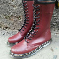 FAST sepatu docmar 12hole bahan kulit 43 DM ziper resleting