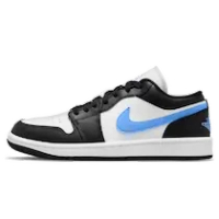 WMNS AIR JORDAN 1 LOW BLACK UNIVERSITY BLUE