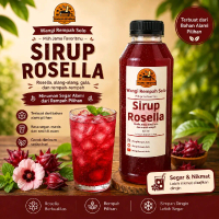 Sirup Rosella 500ml Alami Tanpa Pemanis Buatan Botol