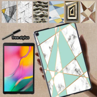 Tablet Back Shell Case for Samsung Galaxy Tab S7 11/Tab S6 Lite 10.4/Tab S6 10.5/Tab S4 10.5/Tab S5e 10.5 Shape Pattern Cover