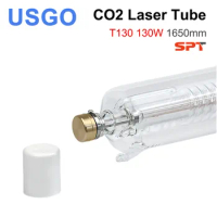 USGO SPT T130 130-150W Co2 Laser Tube Length 1650mm Dia 80mm for CO2 Laser Engraving And Cutting Machine
