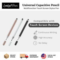 2 in 1 Universal Capacitive Pen Compatible for Phone, Tablet, Peranti Siswa, Samsung Tab A8 Multifun