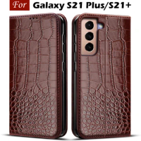 For Samsung Galaxy S21 Plus Case Leather Wallet Flip Case For Samsung S21 Plus case Book Cover Fundas Etui S21+ 5G phone Cases