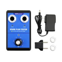 Obdresource Dual Holes 0-6000Rpm Work Frequency Auto Engine Ignition Coil Tester Spark Tester Tool For 12V