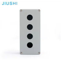 Accessory MB4 metal push button box 4 holes aluminum waterproof button box